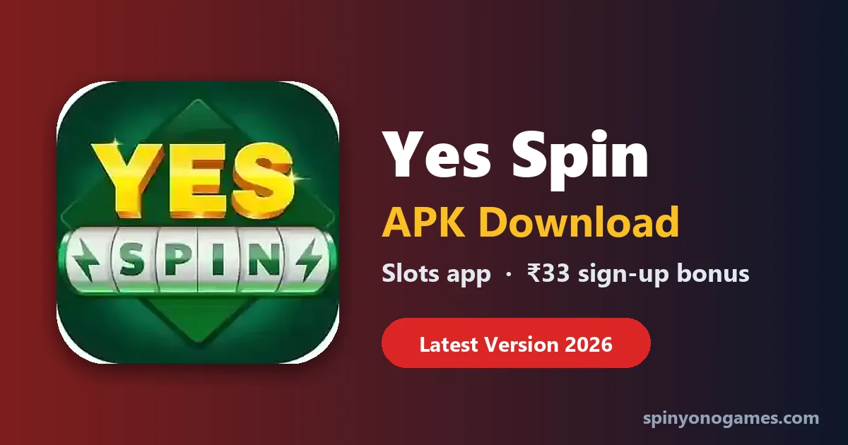 Yes Spin login and registration guide